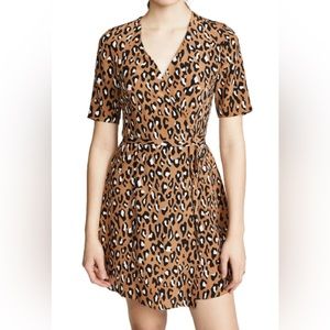 Diane Von Furstenberg Printed Silk Wrap Dress